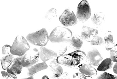 Kristal enine kesit arkaplanı. Doğal saydam agat kristal yüzey dilimi. Madenin makro yakın çekimi, soyut yapı