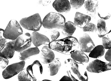 Kristal enine kesit arkaplanı. Doğal saydam agat kristal yüzey dilimi. Madenin makro yakın çekimi, soyut yapı