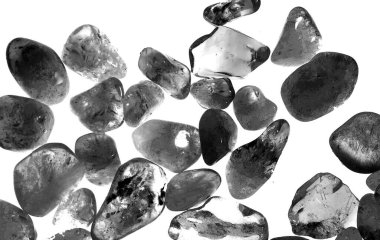 Kristal enine kesit arkaplanı. Doğal saydam agat kristal yüzey dilimi. Madenin makro yakın çekimi, soyut yapı