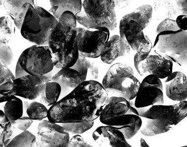 Kristal enine kesit arkaplanı. Doğal saydam agat kristal yüzey dilimi. Madenin makro yakın çekimi, soyut yapı