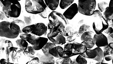 Kristal enine kesit arkaplanı. Doğal saydam agat kristal yüzey dilimi. Madenin makro yakın çekimi, soyut yapı