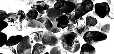 Kristal enine kesit arkaplanı. Doğal saydam agat kristal yüzey dilimi. Madenin makro yakın çekimi, soyut yapı