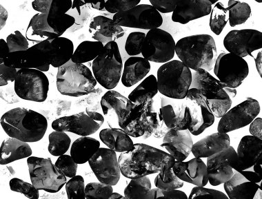 Kristal enine kesit arkaplanı. Doğal saydam agat kristal yüzey dilimi. Madenin makro yakın çekimi, soyut yapı