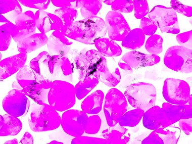 Kristal enine kesit arkaplanı. Doğal saydam agat kristal yüzey dilimi. Madenin makro yakın çekimi, soyut yapı