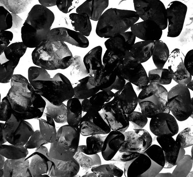 Kristal enine kesit arkaplanı. Doğal saydam agat kristal yüzey dilimi. Madenin makro yakın çekimi, soyut yapı