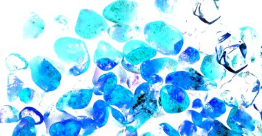 Kristal enine kesit arkaplanı. Doğal saydam agat kristal yüzey dilimi. Madenin makro yakın çekimi, soyut yapı