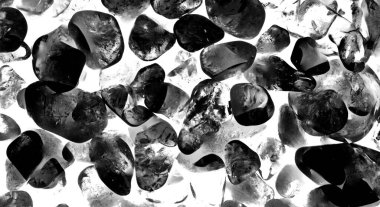 Kristal enine kesit arkaplanı. Doğal saydam agat kristal yüzey dilimi. Madenin makro yakın çekimi, soyut yapı