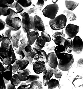 Kristal enine kesit arkaplanı. Doğal saydam agat kristal yüzey dilimi. Madenin makro yakın çekimi, soyut yapı