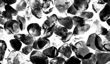 Kristal enine kesit arkaplanı. Doğal saydam agat kristal yüzey dilimi. Madenin makro yakın çekimi, soyut yapı