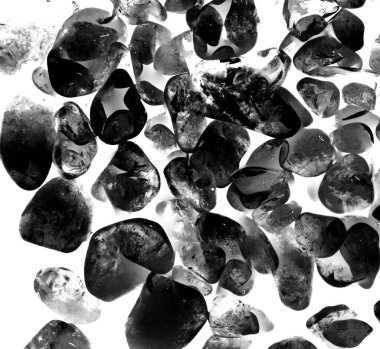 Kristal enine kesit arkaplanı. Doğal saydam agat kristal yüzey dilimi. Madenin makro yakın çekimi, soyut yapı