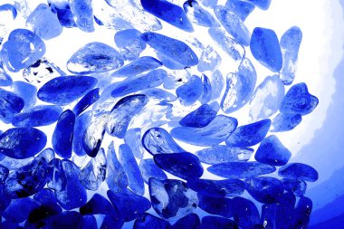 Kristal enine kesit arkaplanı. Doğal saydam agat kristal yüzey dilimi. Madenin makro yakın çekimi, soyut yapı