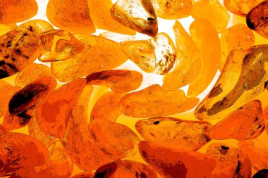 Kristal enine kesit arkaplanı. Doğal saydam agat kristal yüzey dilimi. Madenin makro yakın çekimi, soyut yapı