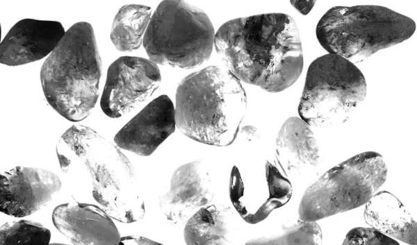 Kristal enine kesit arkaplanı. Doğal saydam agat kristal yüzey dilimi. Madenin makro yakın çekimi, soyut yapı