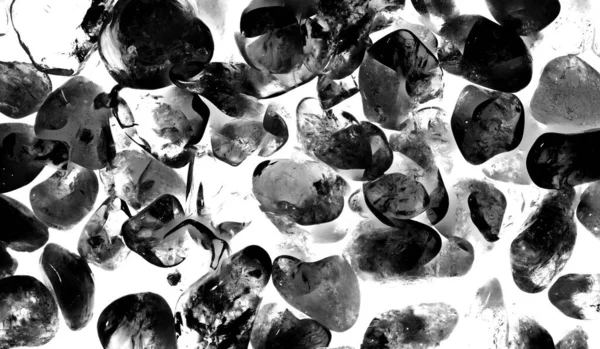 Kristal enine kesit arkaplanı. Doğal saydam agat kristal yüzey dilimi. Madenin makro yakın çekimi, soyut yapı