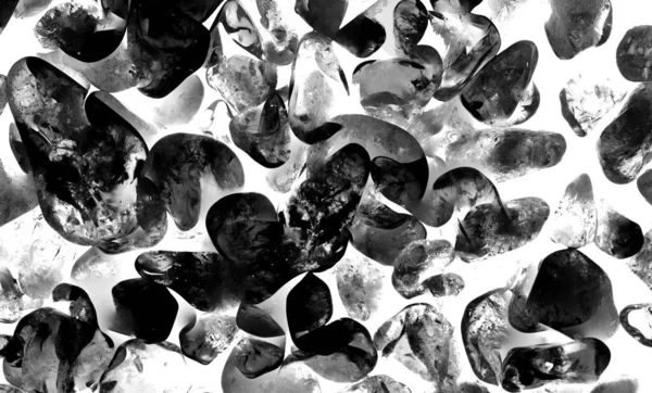 Kristal enine kesit arkaplanı. Doğal saydam agat kristal yüzey dilimi. Madenin makro yakın çekimi, soyut yapı