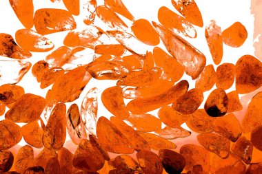 Kristal enine kesit arkaplanı. Doğal saydam agat kristal yüzey dilimi. Madenin makro yakın çekimi, soyut yapı