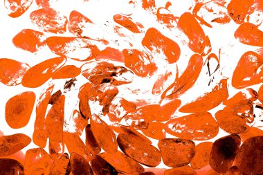 Kristal enine kesit arkaplanı. Doğal saydam agat kristal yüzey dilimi. Madenin makro yakın çekimi, soyut yapı