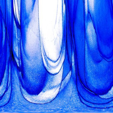 Alkol mürekkebi teknikli doğal akışkan resim. Yumuşak rüya renkleri şeffaf dalgalı çizgiler oluşturur.