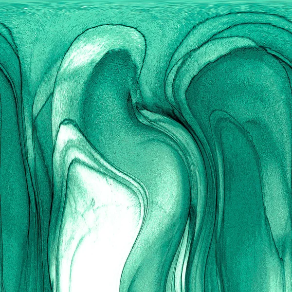 Natural Abstract Fluid Art Painting Alcohol Ink Technique Soft Dreamy — Stock Photo, Image