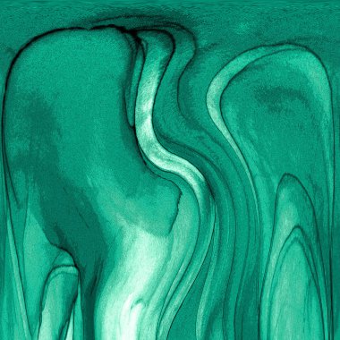 Alkol mürekkebi teknikli doğal akışkan resim. Yumuşak rüya renkleri şeffaf dalgalı çizgiler oluşturur.
