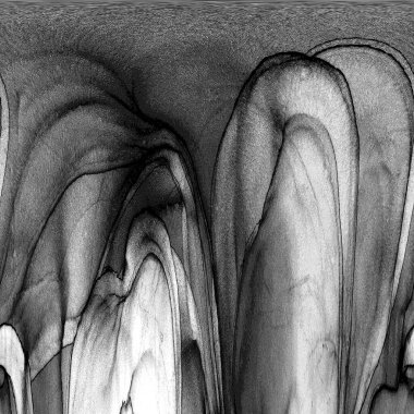 Alkol mürekkebi teknikli doğal akışkan resim. Yumuşak rüya renkleri şeffaf dalgalı çizgiler oluşturur.