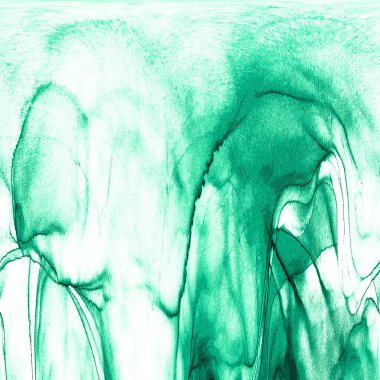 Alkol mürekkebi teknikli doğal akışkan resim. Yumuşak rüya renkleri şeffaf dalgalı çizgiler oluşturur.