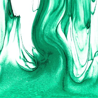 Alkol mürekkebi teknikli doğal akışkan resim. Yumuşak rüya renkleri şeffaf dalgalı çizgiler oluşturur.