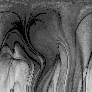 Alkol mürekkebi teknikli doğal akışkan resim. Yumuşak rüya renkleri şeffaf dalgalı çizgiler oluşturur.