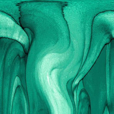 Alkol mürekkebi teknikli doğal akışkan resim. Yumuşak rüya renkleri şeffaf dalgalı çizgiler oluşturur.