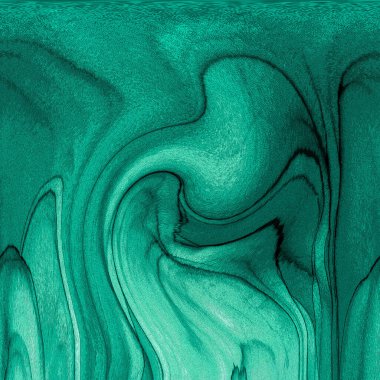 Alkol mürekkebi teknikli doğal akışkan resim. Yumuşak rüya renkleri şeffaf dalgalı çizgiler oluşturur.