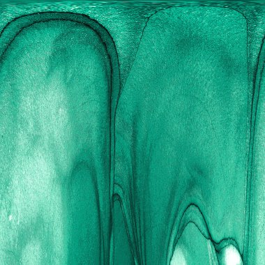 Alkol mürekkebi teknikli doğal akışkan resim. Yumuşak rüya renkleri şeffaf dalgalı çizgiler oluşturur.