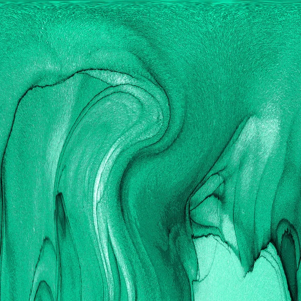 Alkol mürekkebi teknikli doğal akışkan resim. Yumuşak rüya renkleri şeffaf dalgalı çizgiler oluşturur.