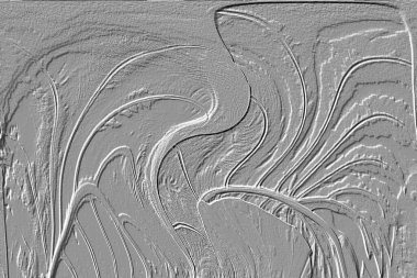 Doku arkaplanı ile geometri tekrarlama deseni