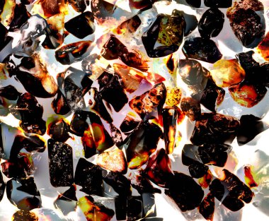 Tasarım için doğal kuvars değerli taş desen dokusu arka planı.