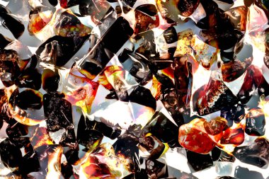 Tasarım için doğal kuvars değerli taş desen dokusu arka planı.