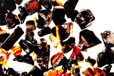 Tasarım için doğal kuvars değerli taş desen dokusu arka planı.