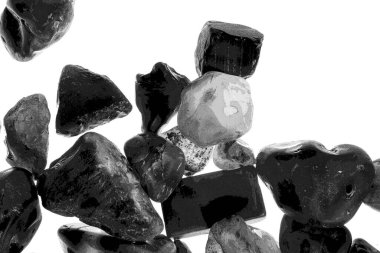 Tasarım için doğal kuvars değerli taş desen dokusu arka planı.