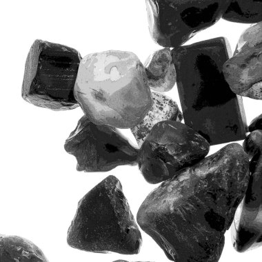 Pembe. Yeşil. Mavi. Mor. Kahverengi. Doğal Kuvars. Buz küpü biçimi arkaplanı