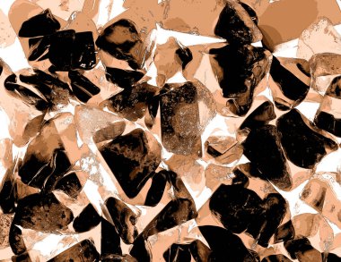 Pembe. Yeşil. Mavi. Mor. Kahverengi. Doğal Kuvars. Buz küpü biçimi arkaplanı