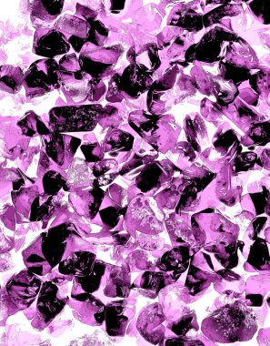 Pembe. Yeşil. Mavi. Mor. Kahverengi. Doğal Kuvars. Buz küpü biçimi arkaplanı