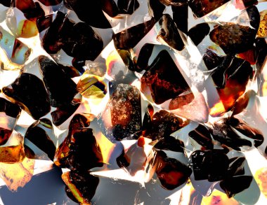 Tasarım için doğal kuvars değerli taş desen dokusu arka planı.