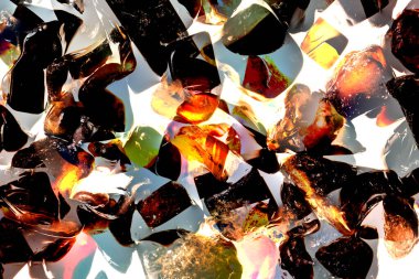 Tasarım için doğal kuvars değerli taş desen dokusu arka planı.