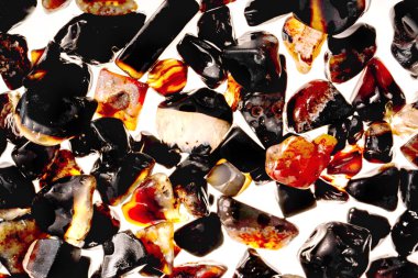 Tasarım için doğal kuvars değerli taş desen dokusu arka planı.