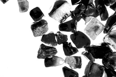 Tasarım için doğal kuvars değerli taş desen dokusu arka planı.