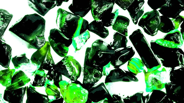 Pembe. Yeşil. Mavi. Mor. Kahverengi. Doğal Kuvars. Buz küpü biçimi arkaplanı