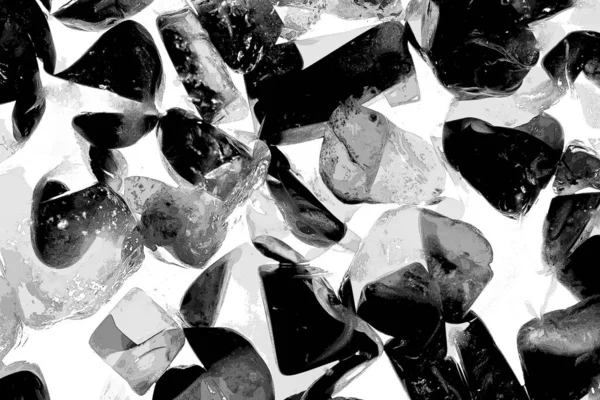 Pembe. Yeşil. Mavi. Mor. Kahverengi. Doğal Kuvars. Buz küpü biçimi arkaplanı