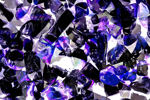 Pembe. Yeşil. Mavi. Mor. Kahverengi. Doğal Kuvars. Buz küpü biçimi arkaplanı