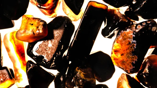 Tasarım için doğal kuvars değerli taş desen dokusu arka planı.