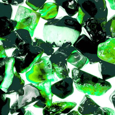 Pembe. Yeşil. Mavi. Mor. Kahverengi. Doğal Kuvars. Buz küpü biçimi arkaplanı