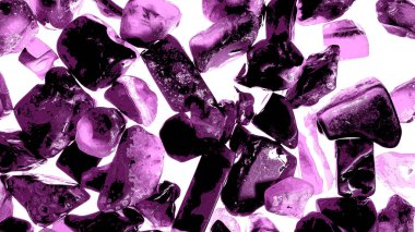 Pembe. Yeşil. Mavi. Mor. Kahverengi. Doğal Kuvars. Buz küpü biçimi arkaplanı